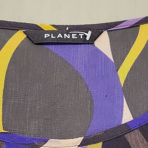 Planet 100% Silk Blouse 12 - Picture 3 of 9